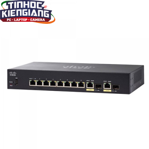 Thiết bị chuyển mạch Switch CISCO SG350-10MP-K9 10-Port Gigabit PoE Managed