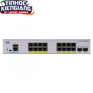 Thiết bị chuyển mạch Switch CISCO CBS250-16P-2G-EU 16-port GE, PoE, 2x1G SFP