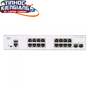 Thiết bị chuyển mạch Switch CISCO CBS350-16P-2G-EU 16-port GE, PoE, 2x1G SFP