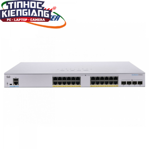 Thiết bị chuyển mạch Switch CISCO CBS350-24FP-4G-EU 24-port GE, Full PoE, 4x1G SFP