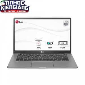 Máy Tính Xách Tay/Laptop LG Gram 14Z90N-V.AR52A5 (i5 1035G7/8GB RAM/256GB SSD/14.0inch FHD/FP/Win10 Home/Xám Bạc)