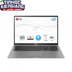 Máy Tính Xách Tay/Laptop LG Gram 17Z90N-V.AH75A5 (i7 1065G7/8GB RAM/512GB SSD/17inch IPS/FP/Win 10 Home Plus/Xám Bạc)