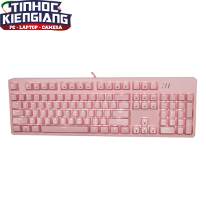 Bàn phím cơ AJAZZ DKM150 Pink Led Trắng (Swicth Red/Blue)