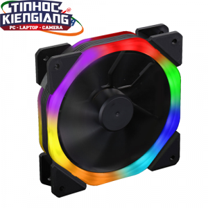 Fan Case Sama Halo Dual Ring Rainbow