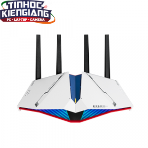 Thiết bị mạng - Router Wifi ASUS RT-AX82U GUNDAM EDITION AX5400 Dual Band WiFi 6 Gaming Router