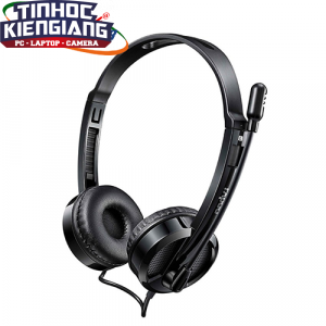 Tai nghe có dây Rapoo H120 USB Đen