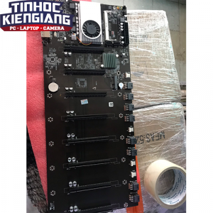 Mainboard Bitcoin liền chân 8 khe vga (xài ram 3 laptop)