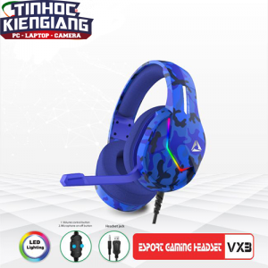 Tai Nghe VSP ESPORT GAMING VX3 USB+Jack 3.5