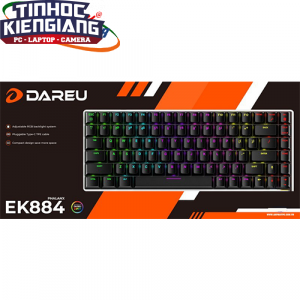 Bàn phím cơ DareU EK884 RGB Blue switch