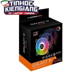 Fan Case Xigmatek GALAXY III ROYAL - BR120 ARGB (EN46119)- ĐEN