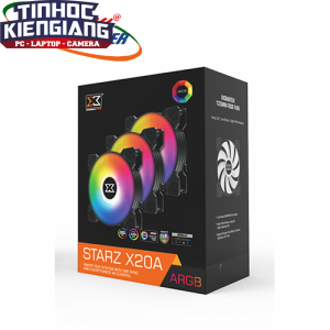 Fan Case Xigmatek STARZ - X20A ARGB (EN46775) - 3 PACK + CONTROLLER