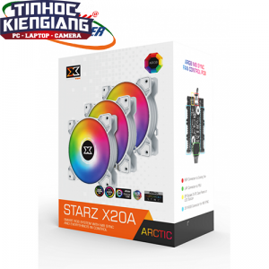 Fan Case Xigmatek STARZ - X20A ARTIC ARGB (EN46782) - 3 PACK + CONTROLLER