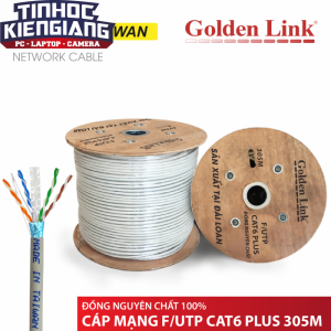 100% Đồng F/UTP CAT6 - Golden Link Plus 4Pair 23AWG TAIWAN 305m/cuộn