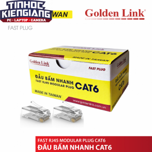 Đầu bấm mạng Nhanh(xuyên thấu) CAT6 Golden Link TAIWAN GL-20056