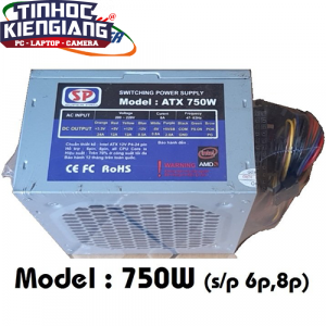 Nguồn máy tính SP 750W BH 12 Tháng