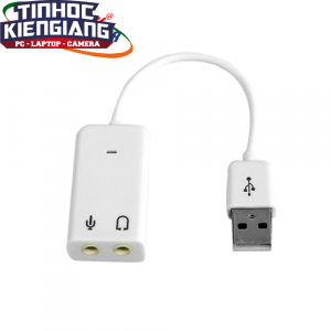 USB ra sound 2.1 –3D –7.1 APPLE –  Ra 2 Lỗ