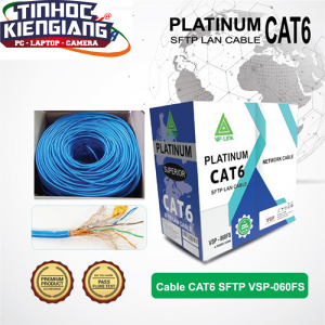 Cáp Mạng VP-LINK Cat 6E SFTP VSP-060FS 305m chống nhiễu