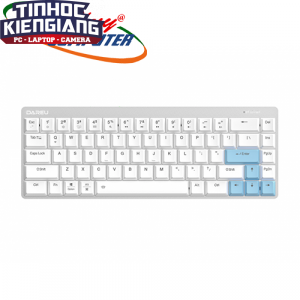 Bàn phím cơ không dây Dareu EK868 WHITE 68KEY (Brown/Red switch)