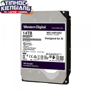 Ổ Cứng HDD Western Purple 14TB 3.5 inch, 7200RPM, SATA3, 512MB Cache (WD140PURZ)