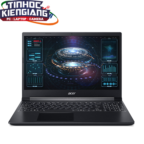 Máy Tính Xách Tay/Laptop Acer Gaming Aspire 7 A715-41G-R150 (NH.Q8SSV.004) (Ryzen 7 3750H/8GB RAM/512GB SSD/GTX1650Ti 4G DDR6/15.6 inch FHD IPS/Win10/Đen)
