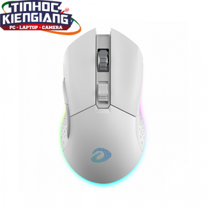Chuột Không Dây Gaming Dareu EM901 RGB Trắng