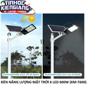 Đèn Năng Lượng Mặt Trời 6 LED 600W (KM-T600)