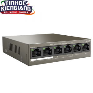 Thiết bị chuyển mạch Switch Tenda POE 4 Port TEF1106P (4 cổng PoE + 2 cổng UPLINK)