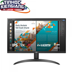 Màn hình LCD LG 24QP500-B 23.8inch 2K(QHD), IPS,75Hz
