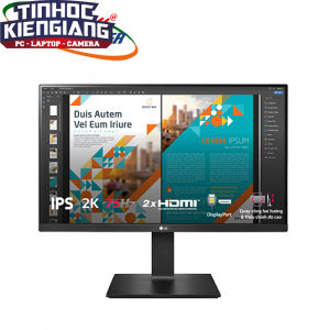 Màn hình LCD LG 24QP550-B 23.8inch 2K(QHD), IPS,75Hz, xoay ngang