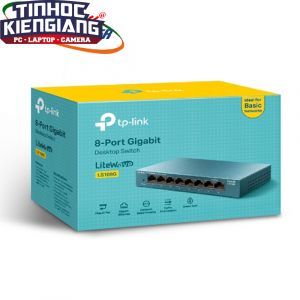Thiết bị chuyển mạch Switch TP-Link LS108G(Sắt) 8 cổng RJ45 10/100/1000Mbps