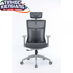 Ghế game công thái học ergonomic WARRIOR Hero series WEC502 (Đen/Xám/Hồng)