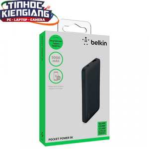Sạc dự phòng Belkin Pocket Power 5000mAh F7U019btBLK