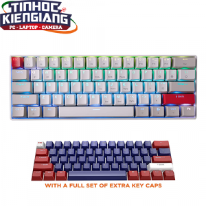 Bàn phím cơ không dây Newmen GM610 Global RGB Dual Mode (Blue/Red/Black/Brown Switch)