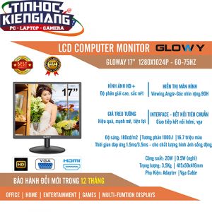 Màn hình máy tính GLOWY 17 GL17 17Inch Vuông VGA-HDMI