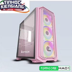 Vỏ máy tính VSP GAMING HA01 Pink (No Fan)