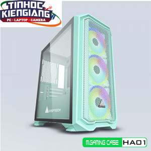 Vỏ máy tính VSP GAMING HA01 Green (No Fan)