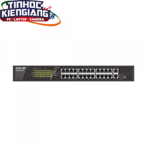 Thiết bị chuyển mạch Switch RUIJIE RG-ES126S-LP 24 Port 10/100Mbps + 1 Gigabit RJ45 Port + 1 Gigabit RJ45/SFP