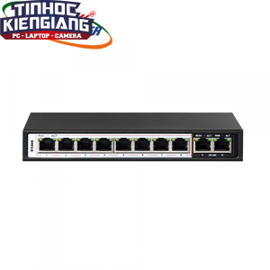 Thiết bị chuyển mạch Switch D-Link DGS-F1010P-E 8-Port 10/100/1000 PoE