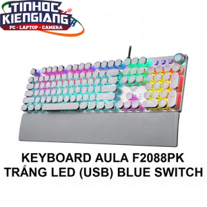 Bàn Phím Cơ AULA F2088 LED Blue Switch