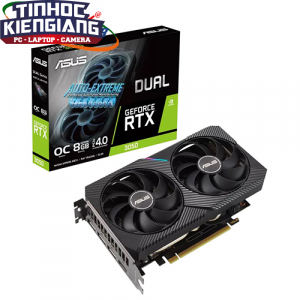 Card màn hình - VGA ASUS Dual RTX 3050 OC 8GB (DUAL-RTX3050-O8G-V2)