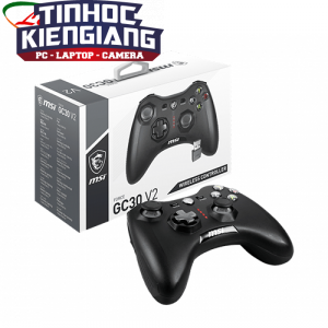 Tay cầm chơi game không dây MSI Force GC30 V2 Đen