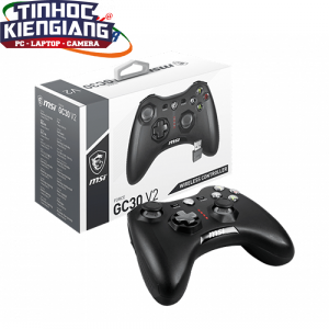 Tay cầm chơi game không dây MSI Force GC30 V2 Đen