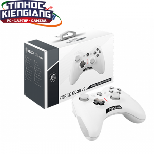 Tay cầm chơi game không dây MSI Force GC30 V2 Trắng