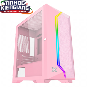 Vỏ máy tính XIGMATEK GEMINI II PINK 3FB (EN48380) - KÈM 03 FAN XIGMATEK X22B