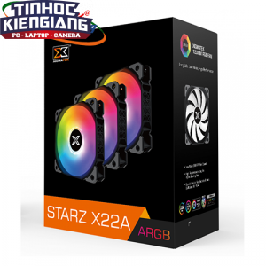 Fan Case Xigmatek STARZ - X22A ARGB (EN48458) - 3 PACK + CONTROLLER