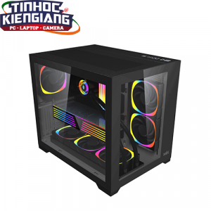 Vỏ máy tính MIK LV12 Black (No Fan)