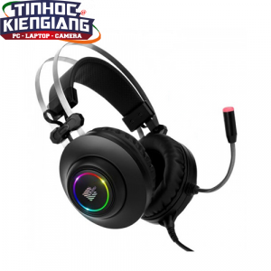 Tai nghe Over-ear Zidli Score SH320 7.1 RGB USB (Đen/Xanh/Trắng)