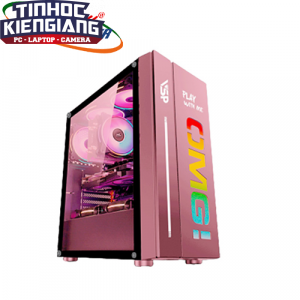 Vỏ máy tính VSP OMG-II Hồng Led Gaming