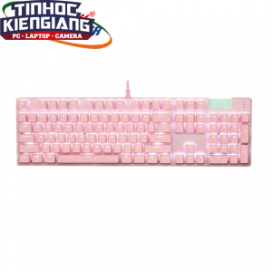 Bàn phím cơ E-DRA EK312 Pink (Blue/Red/Brown Switch)
