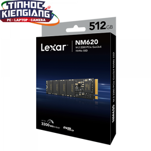 Ổ cứng SSD Lexar 512GB NM620 M.2 2280 PCIe NVMe Gen3 x4 LNM620X512G-RNNNG